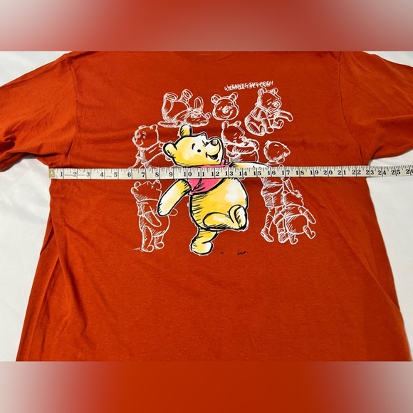 Disney Winnie the Pooh graphic tee shirt top moving figure‎ graphics size XL - Picture 4 of 6